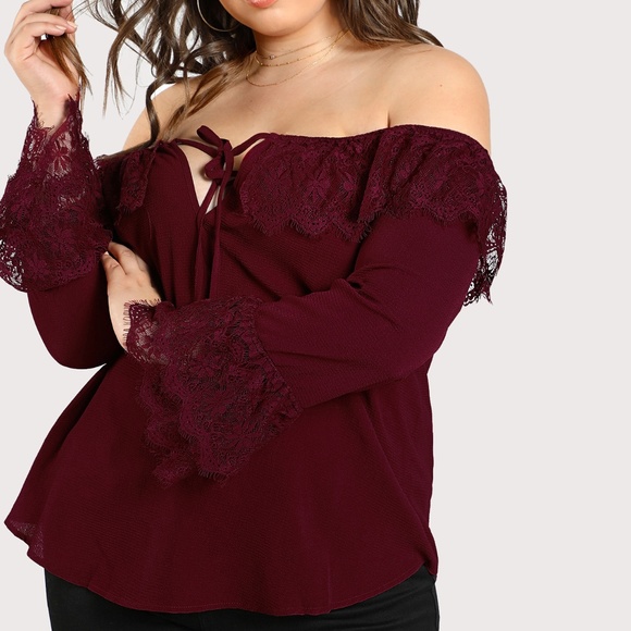 Sandra Flounce Lace Top - Picture 2 of 5